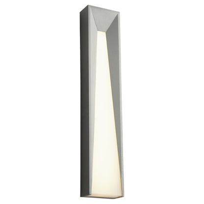 Oxygen Lighting Calypso 2700K 120V Dim Outdoor Sconce, Grey