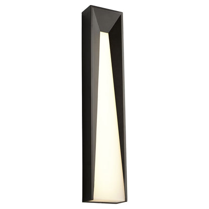 Oxygen Lighting Calypso 3500K 120V Dim Outdoor Sconce, Oiled Bronze