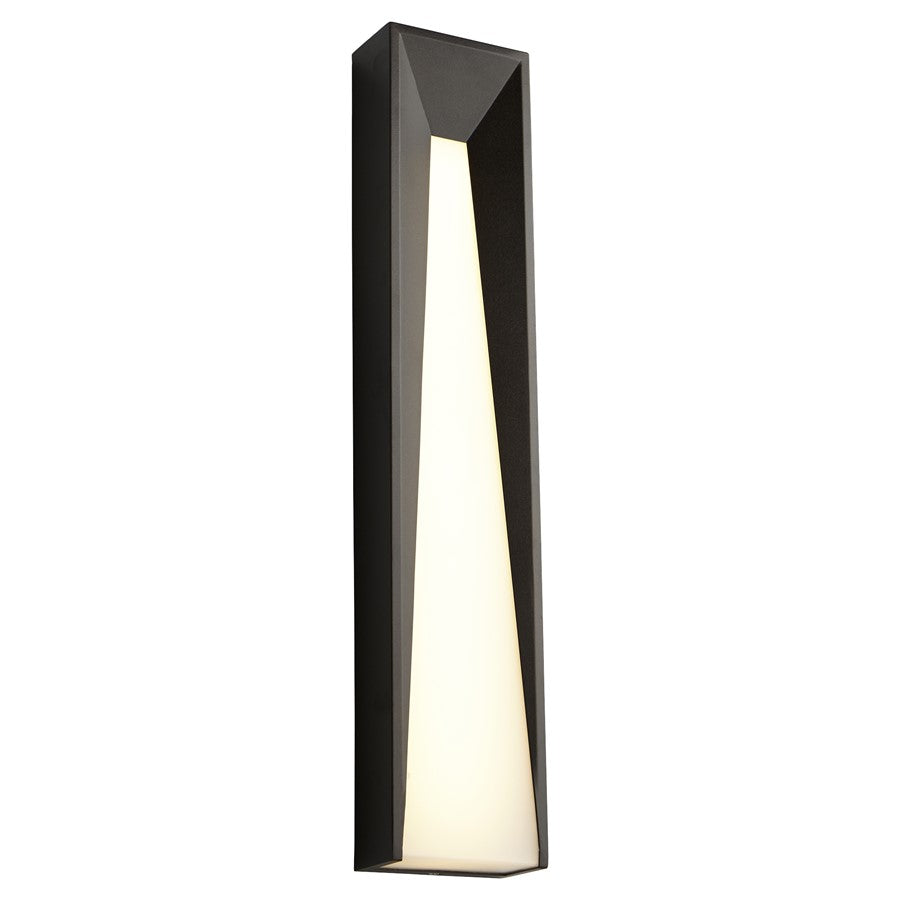 Oxygen Lighting Calypso 4000K 120V Dim Outdoor Sconce, Oiled Bronze
