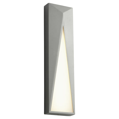 Oxygen Lighting Elif 736 2700K 120V Dim Outdoor Sconce, Grey
