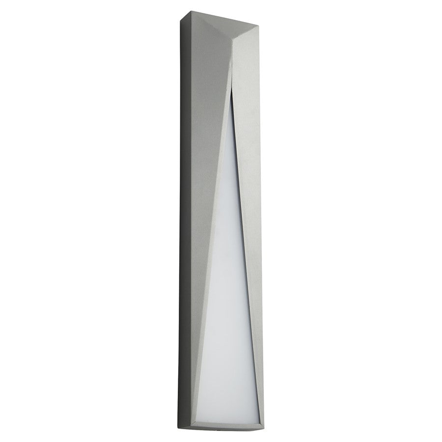Oxygen Lighting Elif 3500K 120V Dim Outdoor Sconce, Grey - 3-737-3516