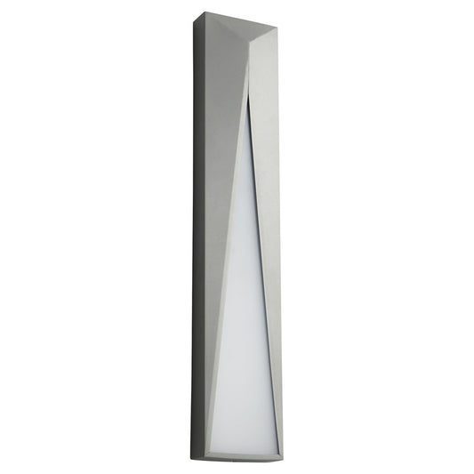 Oxygen Lighting Elif 3500K 120V Dim Outdoor Sconce, Grey - 3-737-3516