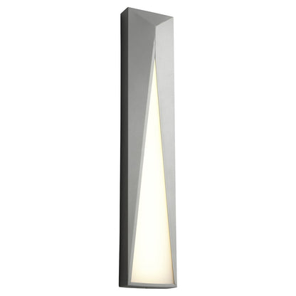 Oxygen Lighting Elif 4000K 120V Dim Outdoor Sconce, Grey