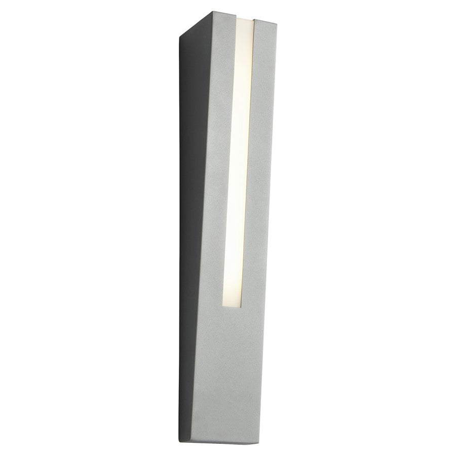 Oxygen Lighting Karme 2700K 120V Dim Outdoor Sconce, Grey