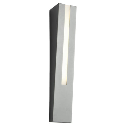Oxygen Lighting Karme 2700K 120V Dim Outdoor Sconce, Grey