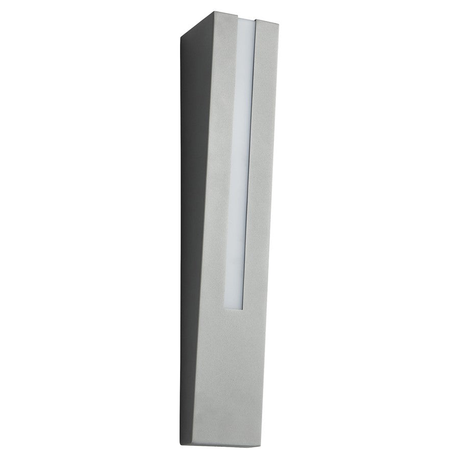 Oxygen Lighting Karme 4000K 120V Dim Outdoor Sconce, Grey - 3-739-4016