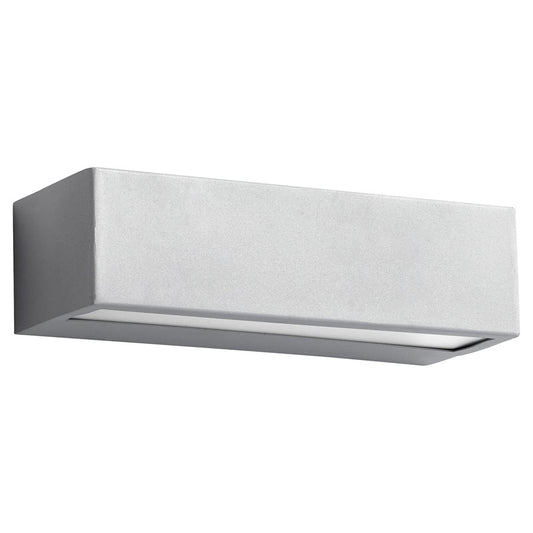 Oxygen Lighting Maia 3500K 120V Dim Outdoor Sconce, Grey - 3-740-3516