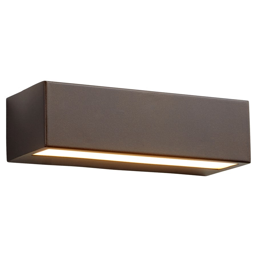 Oxygen Lighting Maia 3500K 120V Dim Outdoor Sconce, Oiled Bronze