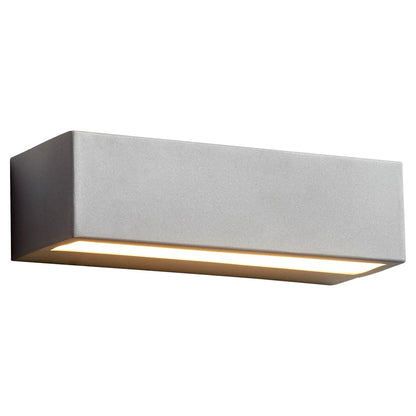 Oxygen Lighting Maia 4000K 120V Dim Outdoor Sconce, Grey