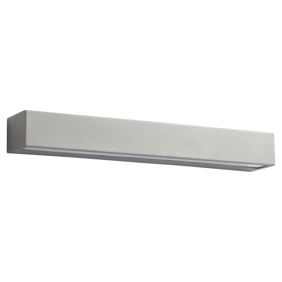 Oxygen Lighting Maia 2700K 23" 120V Dim Sconce Outdoor Sconce, Grey - 3-742-2716