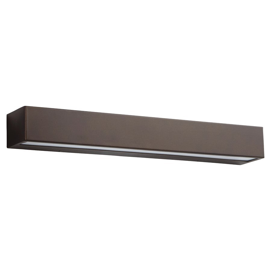 Oxygen Lighting Maia 3500K 23" 120V Dim Outdoor Sconce, Oil Bronze - 3-742-3522