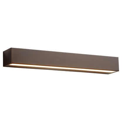 Oxygen Lighting Maia 4000K 23" 120V Dim Outdoor Sconce, Oil Bronze