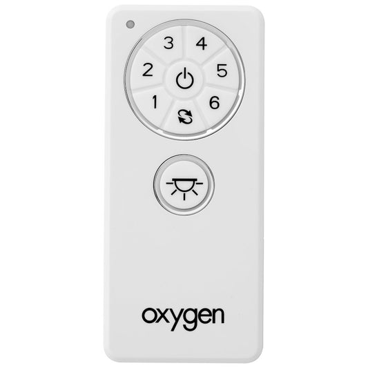 Oxygen Lighting Fan Propel Remote, White