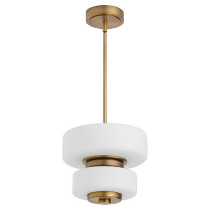 Oxygen Lighting Favo 12" 5Cct Pendant, Brushed Brass - 3-80-56
