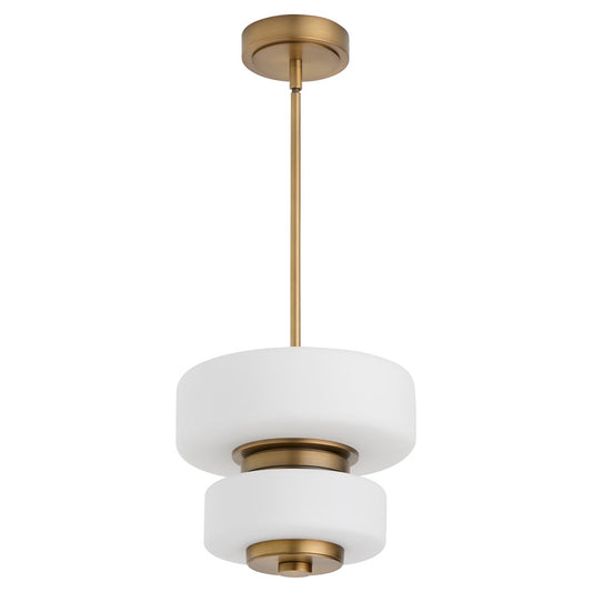 Oxygen Lighting Favo 12" 5Cct Pendant, Brushed Brass - 3-80-56