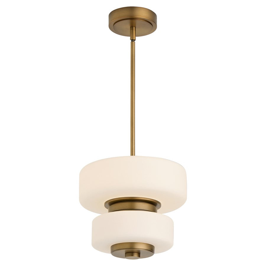 Oxygen Lighting Favo 12" 5Cct Pendant, Brushed Brass