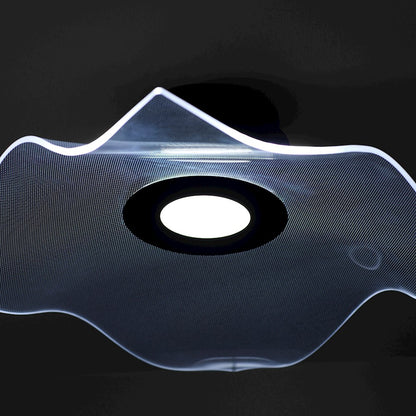 Oxygen Lighting Medusa 1 Light 20" Flush Mount, Black