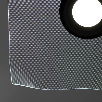 Oxygen Lighting Medusa 1 Light 20" Flush Mount, Black