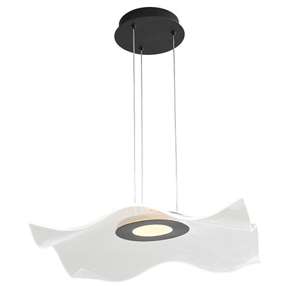 1 Light 20" Pendant, Black