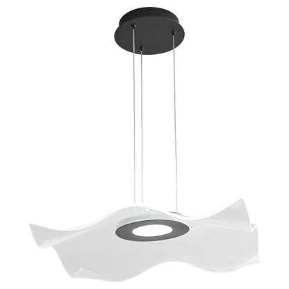 1 Light 20" Pendant, Black