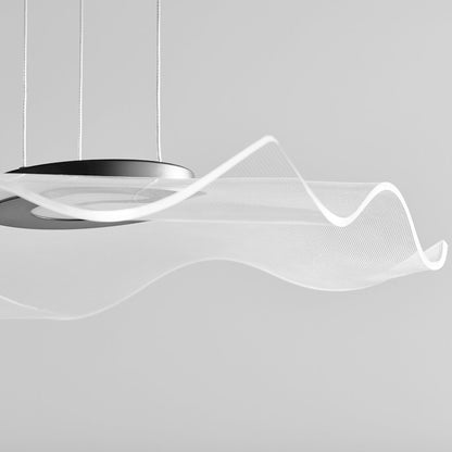 1 Light 20" Pendant, Black