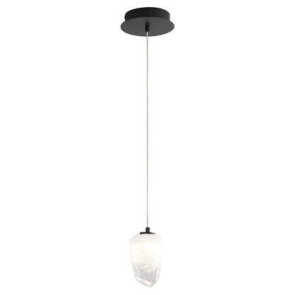 1 Light Pendant, Black