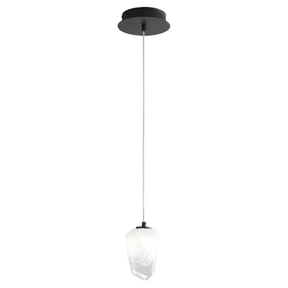1 Light Pendant, Black