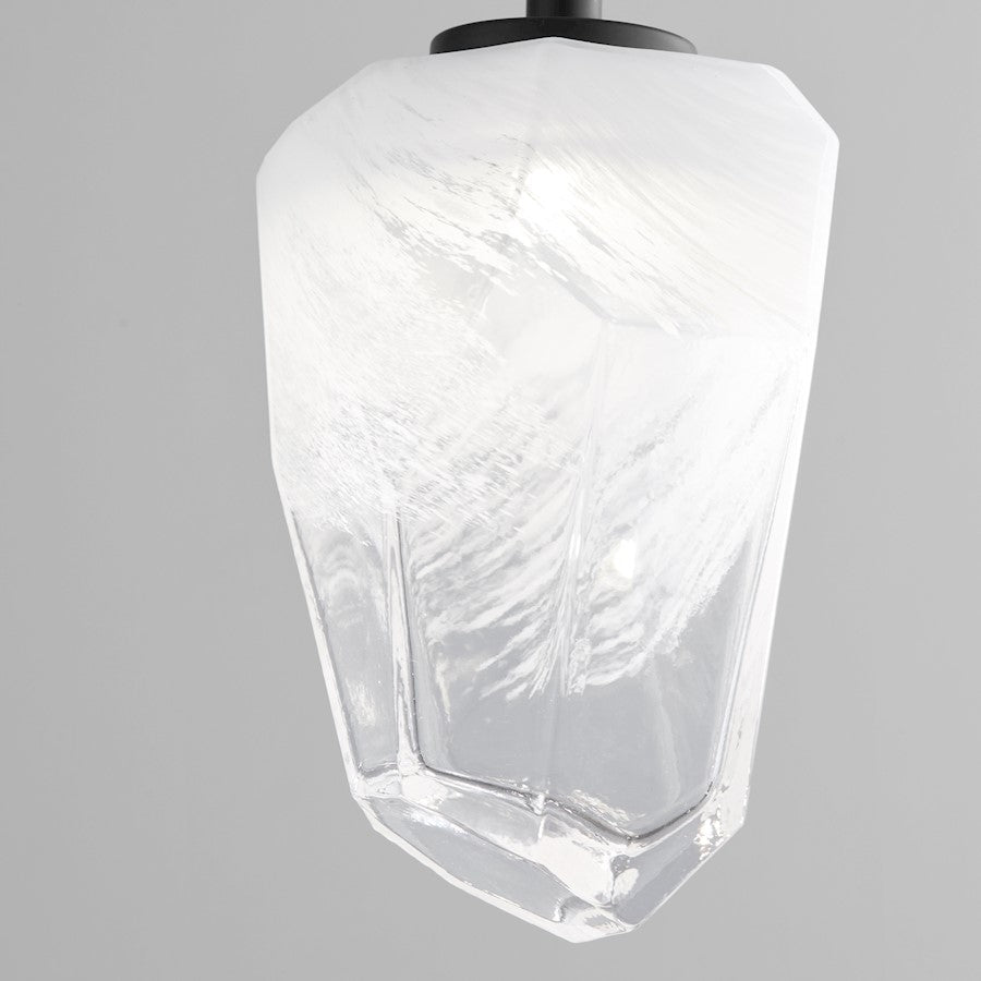 1 Light Pendant, Black