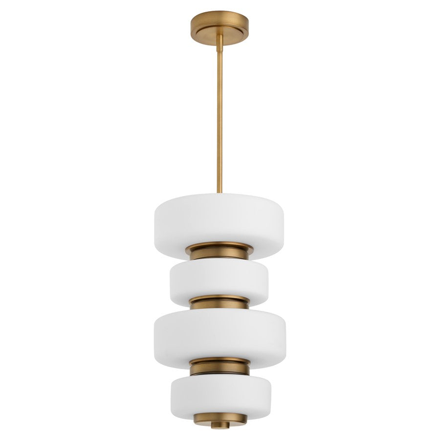 Oxygen Lighting Favo 24" 5Cct Pendant, Brushed Brass - 3-81-56