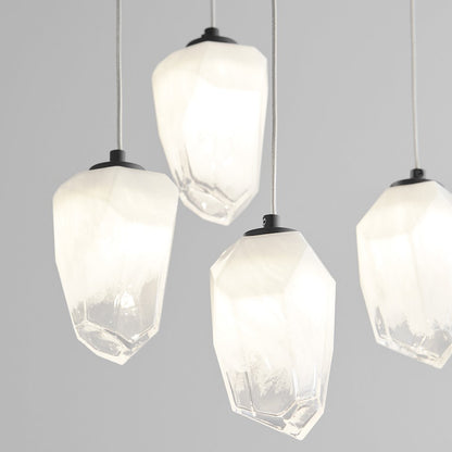5 Light Pendant, Black