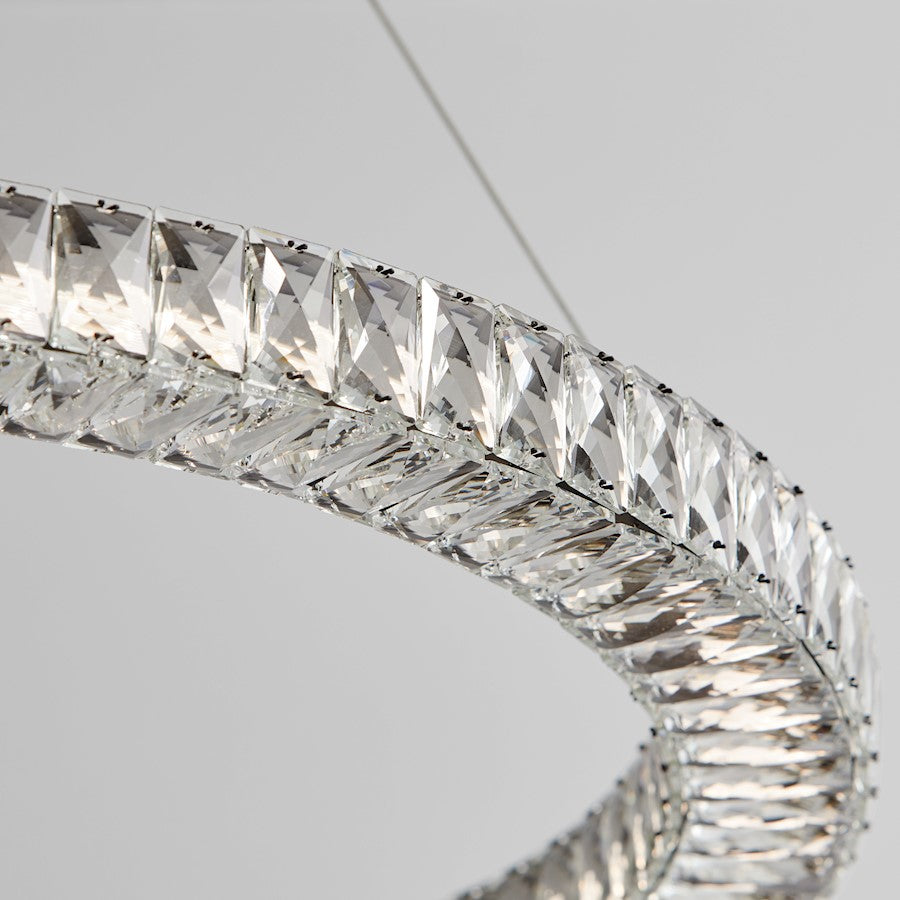 1 Light 32" Pendant, Black