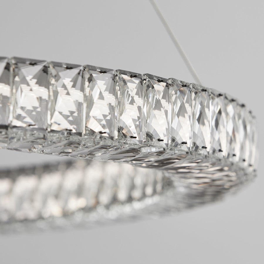 1 Light 32" Pendant, Black