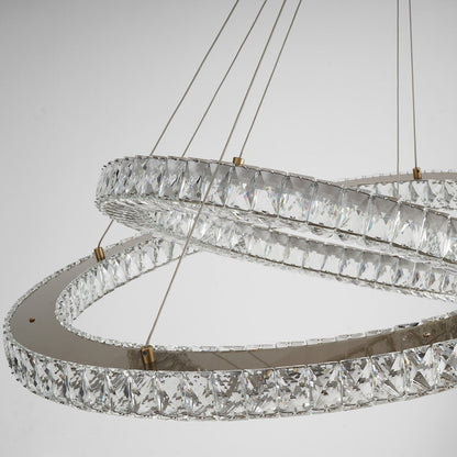 2 Light Pendant, Aged Brass