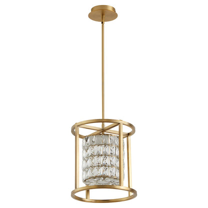 Oxygen Lighting Élan 12" Cct Pendant, Aged Brass - 3-877-40