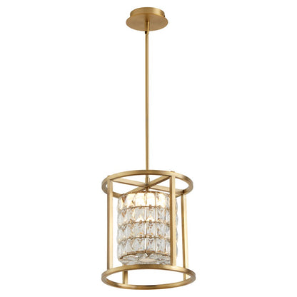 Oxygen Lighting Élan 12" Cct Pendant, Aged Brass