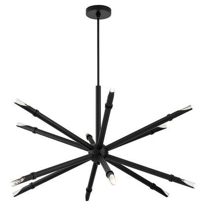 Oxygen Lighting Ionis 42" 3Cct Pendant, Black - 3-878-15