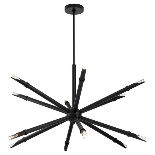 Oxygen Lighting Ionis 42" 3Cct Pendant, Black - 3-878-15