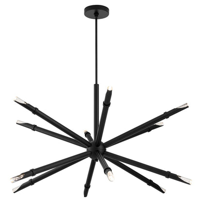 Oxygen Lighting Ionis 42" 3Cct Pendant, Black