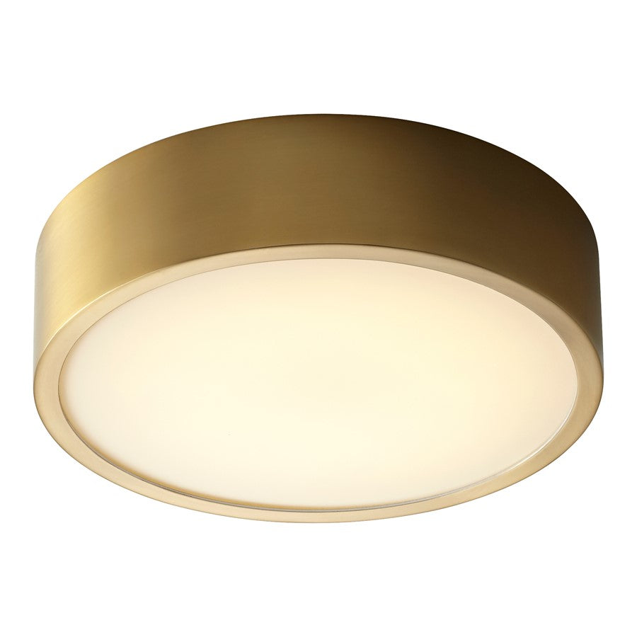 Oxygen Lighting Peepers 4000K 10" Dim UV Ceiling Mount, Aged Brass