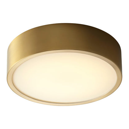 Oxygen Lighting Peepers 4000K 10" Dim UV Ceiling Mount, Aged Brass