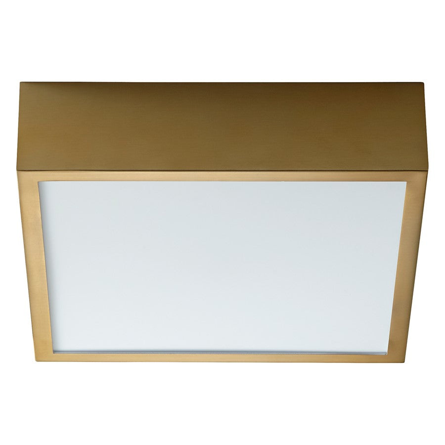 Oxygen Lighting Pyxis 10" 2700K Ceiling Mount, Aged Brass - 32-612-2740