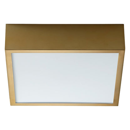 Oxygen Lighting Pyxis 10" 2700K Ceiling Mount, Aged Brass - 32-612-2740