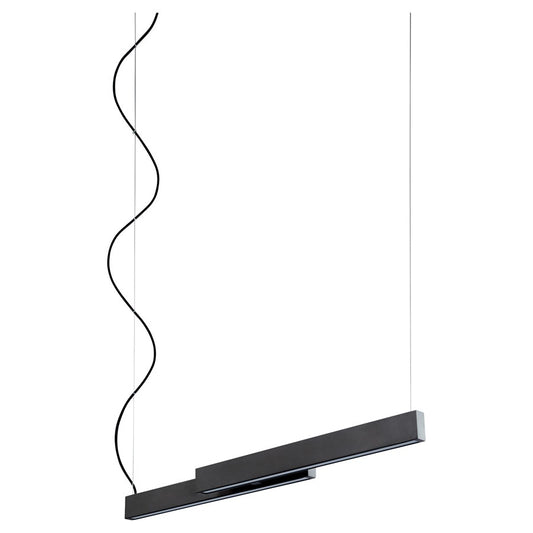 Oxygen Lighting Klone 40" 3500K Pendant, Black - 32-642-3515