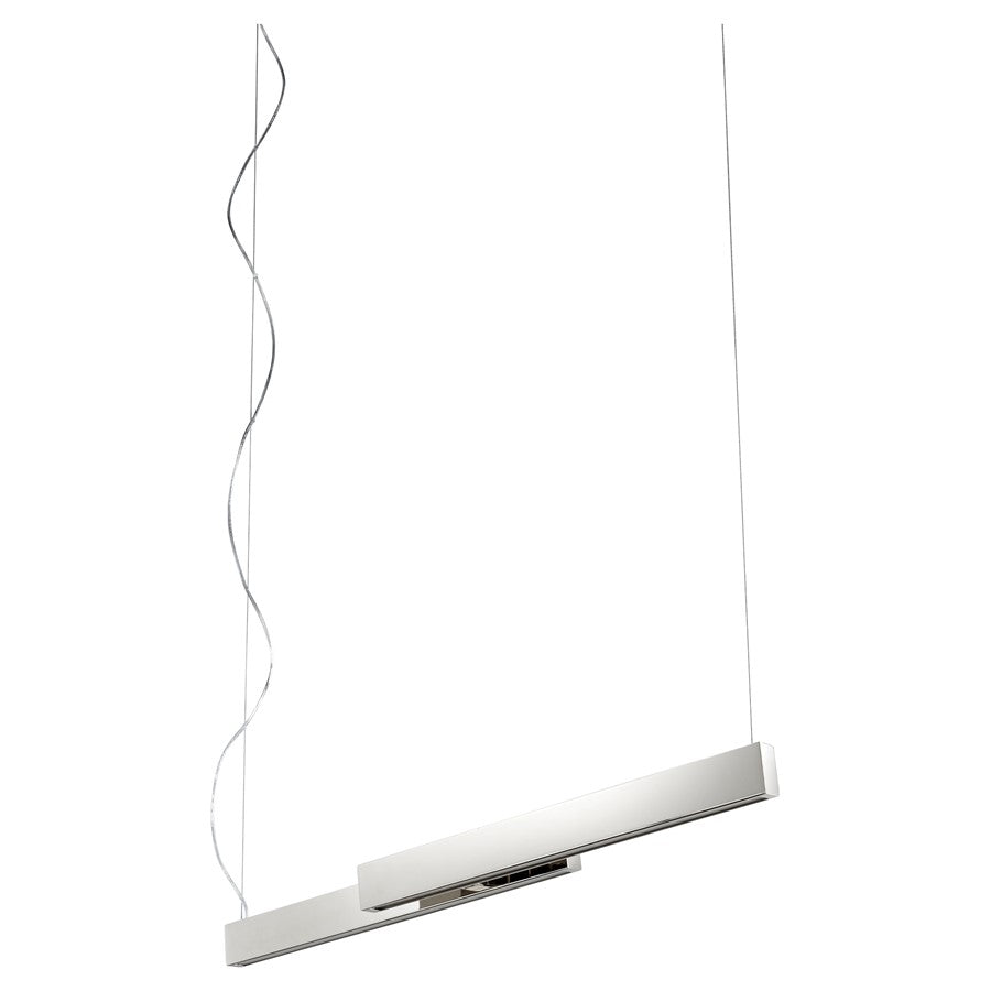 Oxygen Lighting Klone 40" 3500K Pendant, Polished Nickel - 32-642-3520