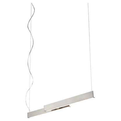 Oxygen Lighting Klone 40" 3500K Pendant, Satin Nickel