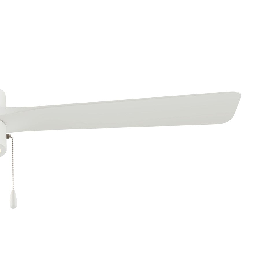 Progress Lighting Axion I 52" LED 1Lt Ceiling Fan, White/White