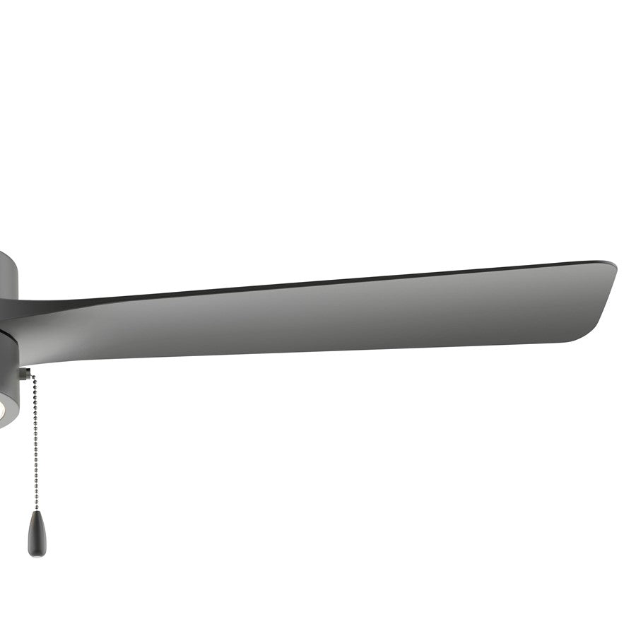 Progress Lighting Axion I 52" LED 1Lt Ceiling Fan, Black/Black