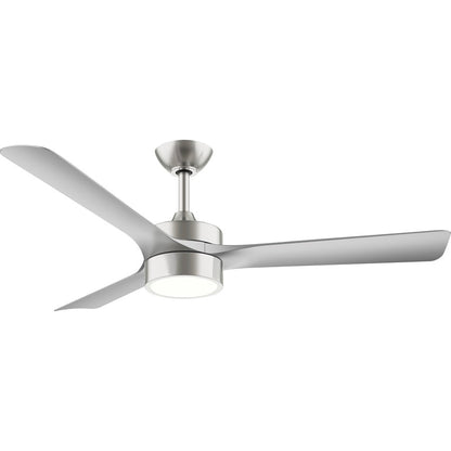 Progress Lighting Axion II 52" LED 1Lt Ceiling Fan, Nickel/Silv - P250123-009-30