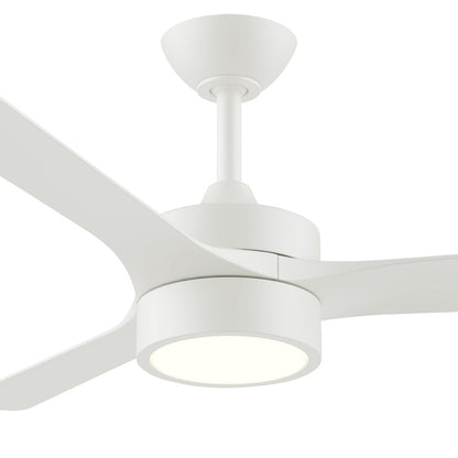 Progress Lighting Axion II 52" LED 1Lt Ceiling Fan, White/White
