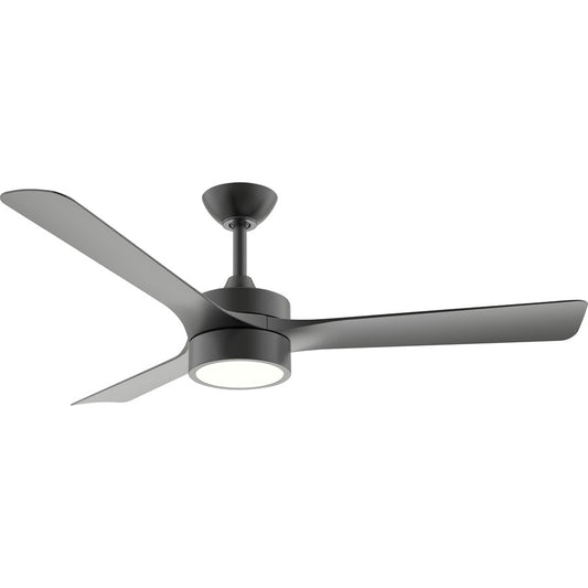 Progress Lighting Axion II 52" LED 1Lt Ceiling Fan, Black/Black - P250123-31M-30